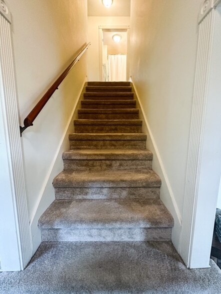 Stairs to Second Floor - 5 Horseshoe Ln
