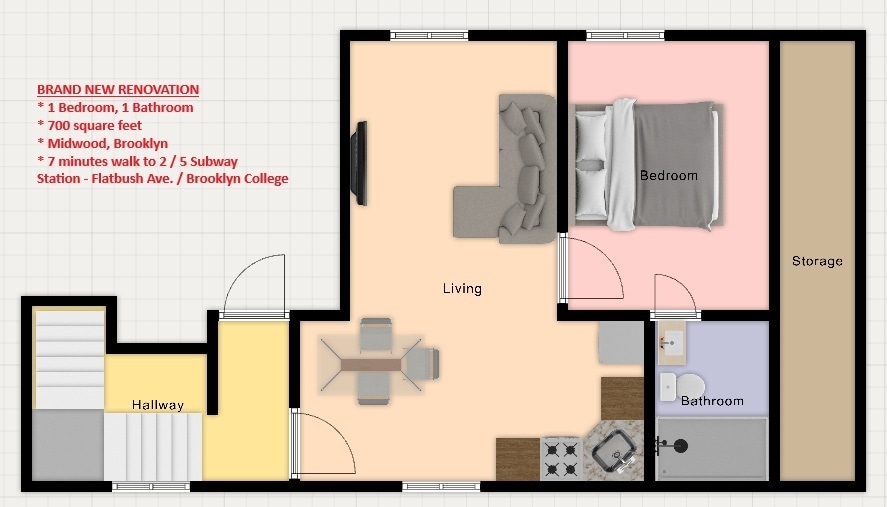 Floorplan - 2809 Avenue I