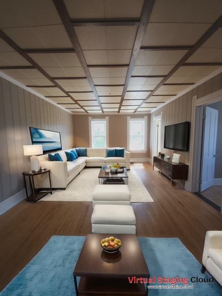 Livingroom - Virtual Sectional - 1313 Wisconsin Ave