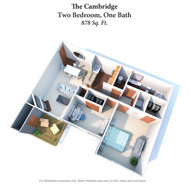 Floorplan - Woodhills Apartments