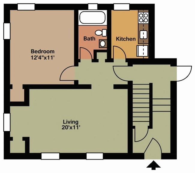 Floorplan - Westland Gardens Apartments & Townhouses