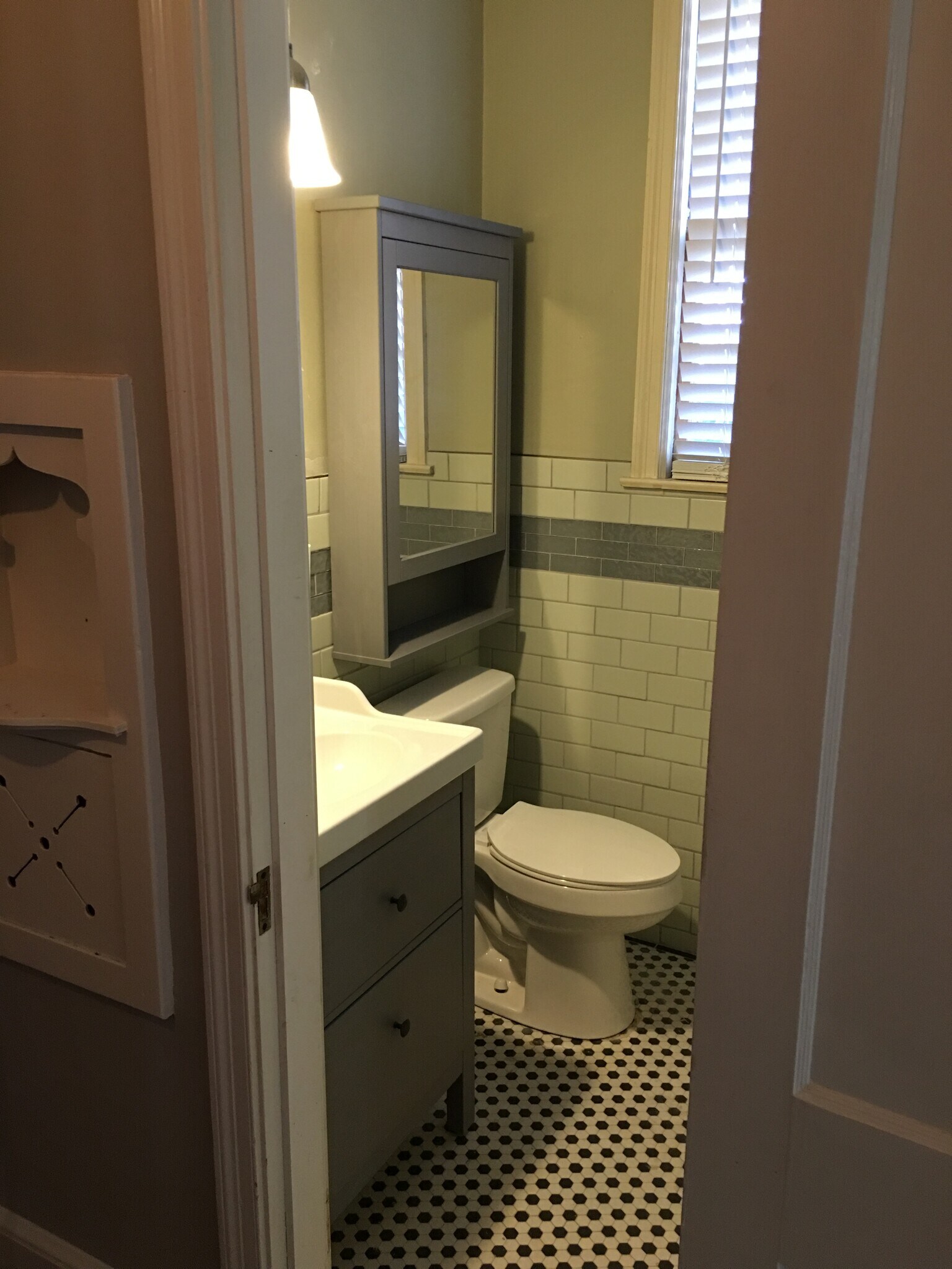 Newly renovated bathroom with vanity sink - 2603 Kiawah Ave