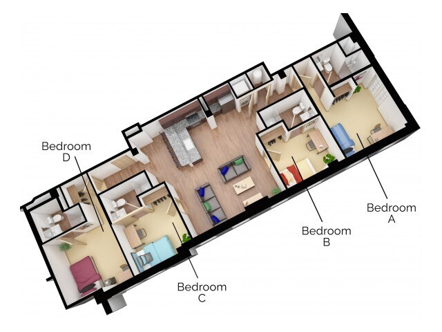 Floorplan - The Academy on Charles