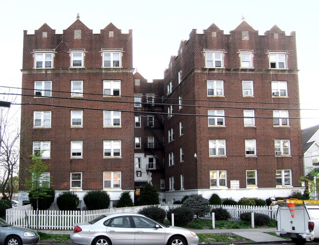 View from the east - DeHart Apartments