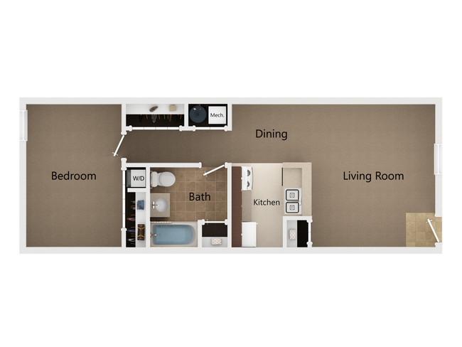 Floorplan - Birch Street Apartments