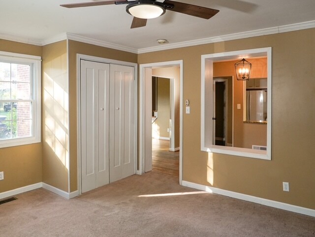 Living room with closet storage - 7141 Greenwood Ave