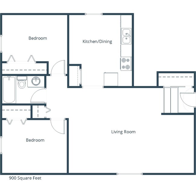 Floorplan - Sterling Pointe Apartment Community