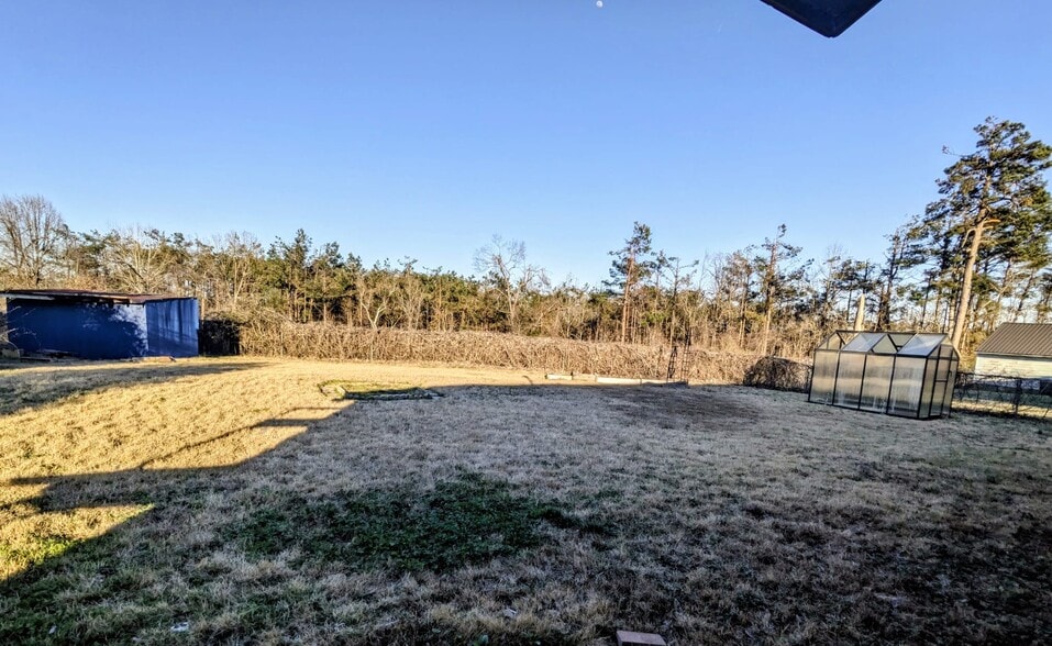 Backyard with Shed - 416 Thacker Loop