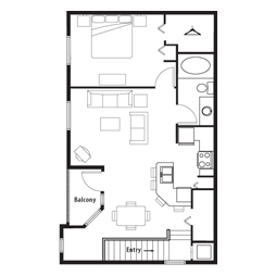 1BR Grand Overlook (2nd Level) - Springs at Palma Sola Apartments