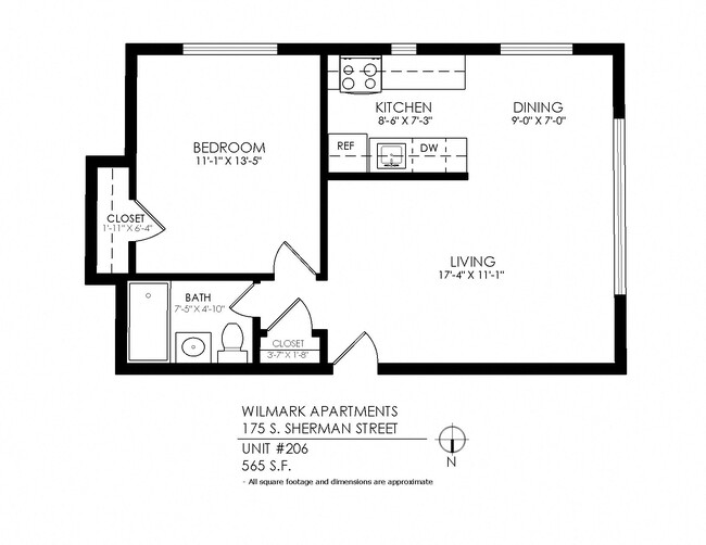 Floorplan - Wilmark Apartments