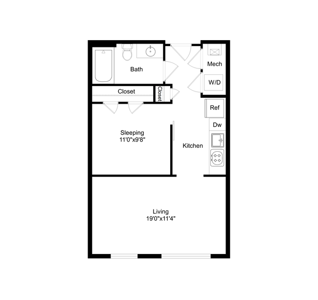 Floorplan - The Swift at Petworth Metro