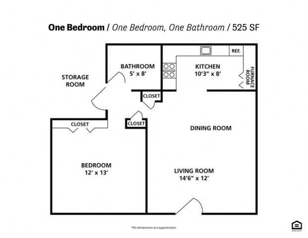 Floorplan - Lake Falls Apartments