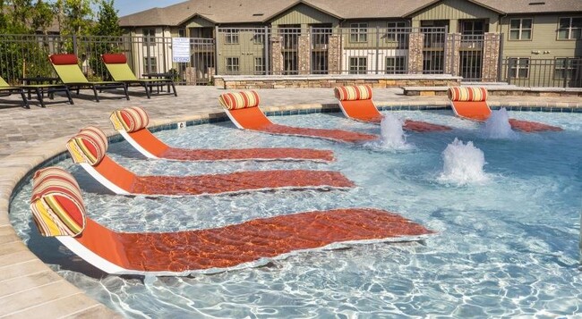 In-water lounge chairs - The Retreat at Fairhope Village