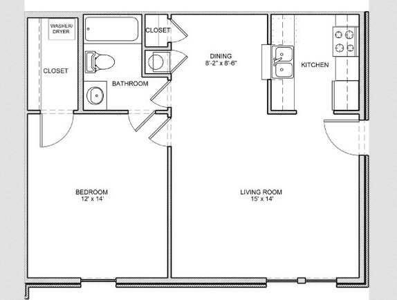 1BR/1BA - Arbors on the Lake Apartments