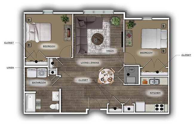 Floorplan - Seven45 Stocking