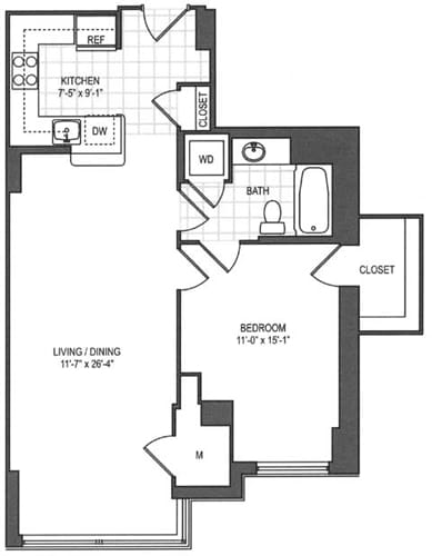 Floorplan - The Prime at Arlington Courthouse