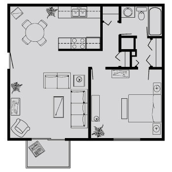 Floorplan - Inwood Village Apartments