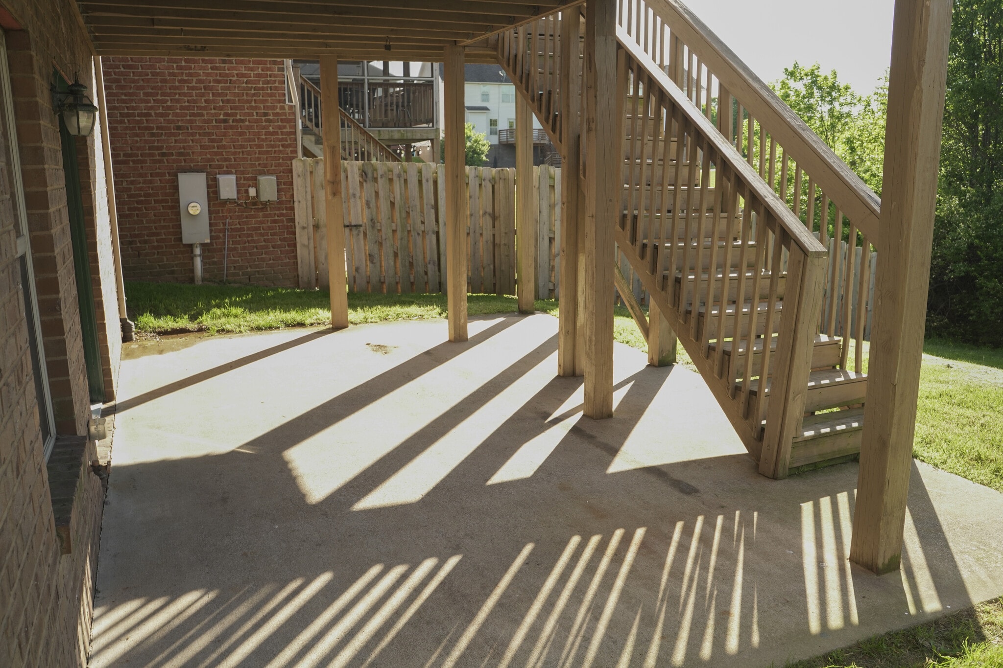 Walk-out Basement Porch (10'x20') - 393 Hays Blvd