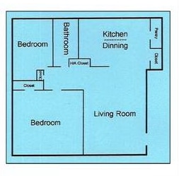 2BR/1BA - Midpoint on Wilshire