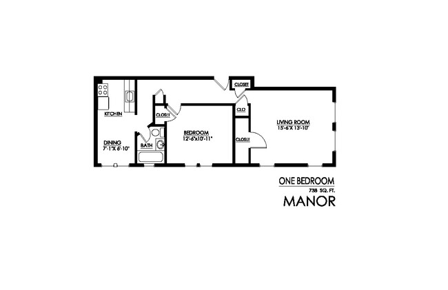 Floorplan - Manor Apartments