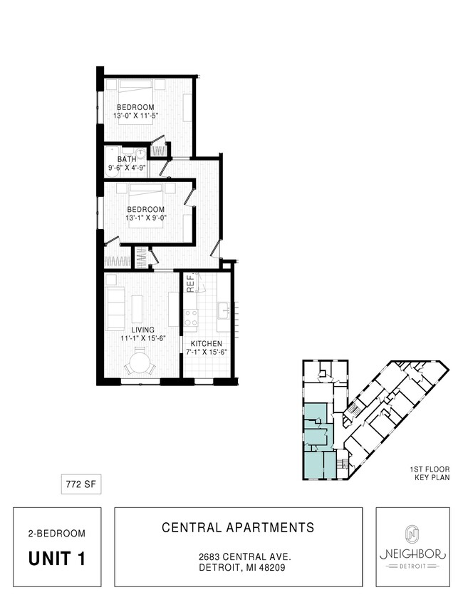 Floorplan - Central Apartments