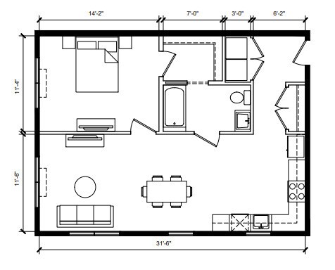 Floorplan - Wheeler Avenue Apartments