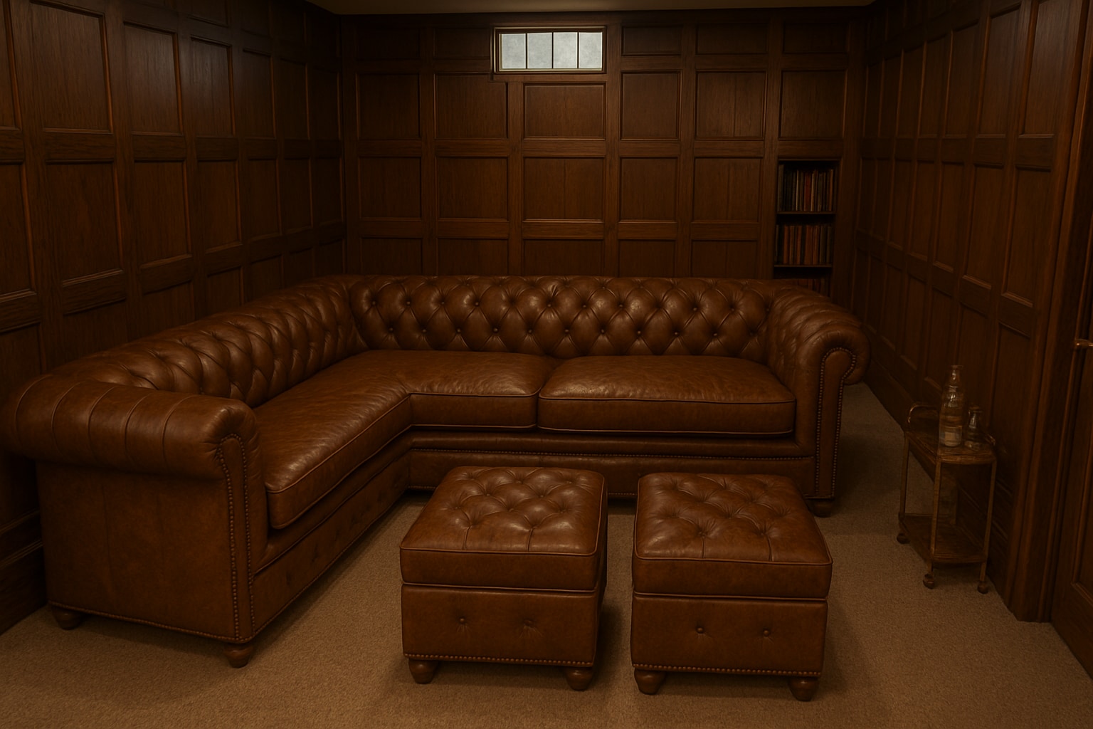 Finished lower level with AI furnishing - 3230 Lyndale Ave N