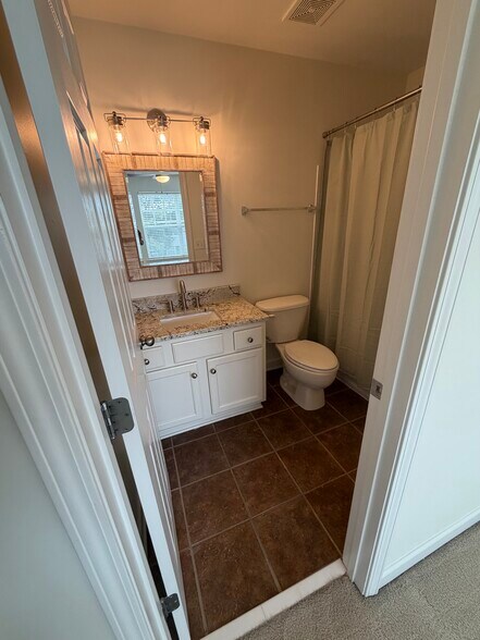 Full bathroom in bedroom 2. - 2017A Beech Ave