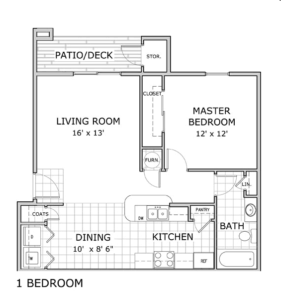 1BR/1BA - Kensington Park Apartments