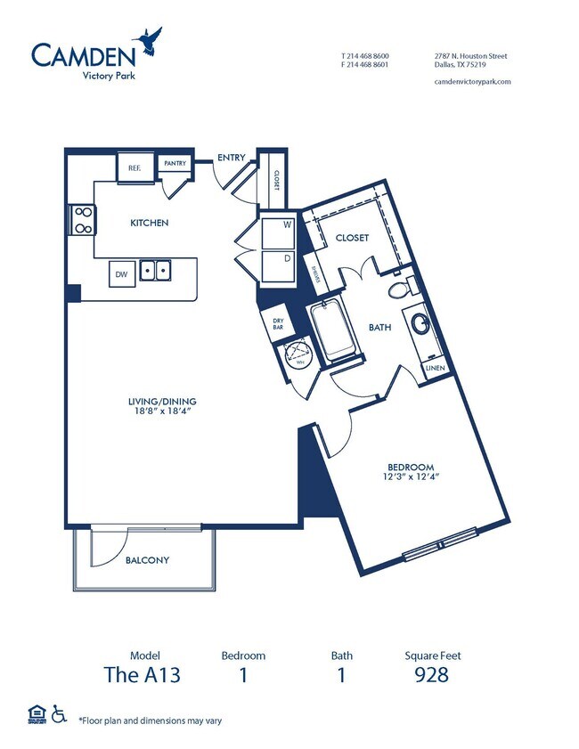 Floorplan - Camden Victory Park