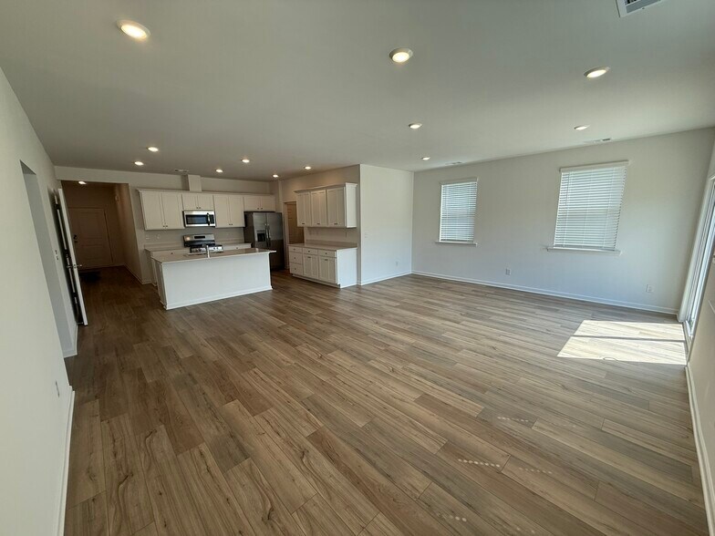Living Room + Dining Area - 208 Overton Dr