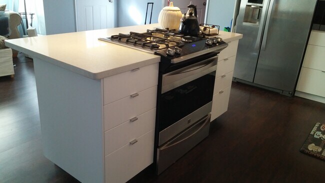 Gas stove and Island - 22635 Oxnard St