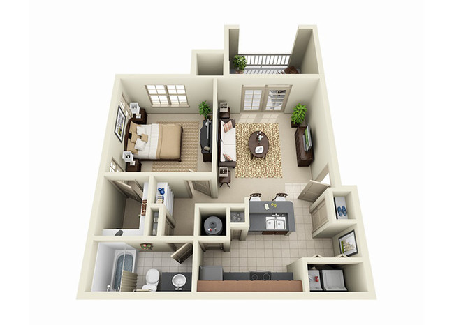 Floorplan - Stone Creek at Brookhaven Apartment Homes