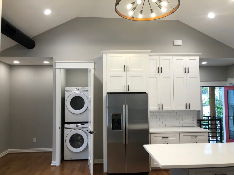 view of kitchen, laundry and partial living area - 1928 Harold St