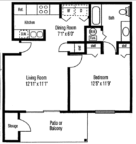 1BR/1BA - Lyons Gate Apartments