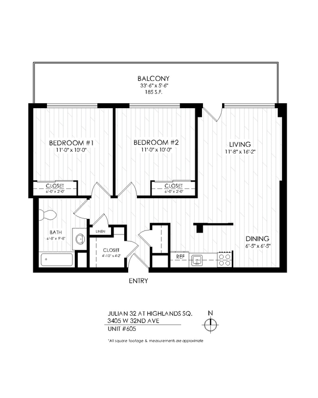 Floorplan - Julian32 at Highlands Square