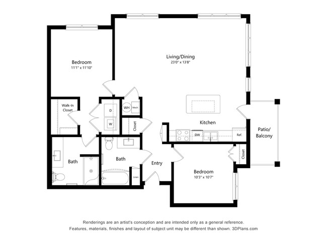 Floorplan - Ashlynn Ridge 55+ Apartments