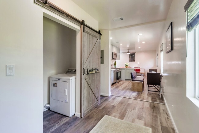 Relax in comfortable seating while waiting for your laundry to finish - 1738 Dahlia Ave