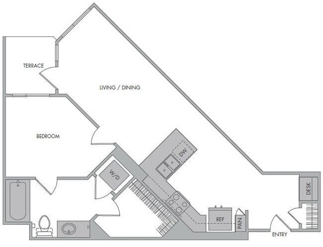 Floorplan - 1000 Grand by Windsor