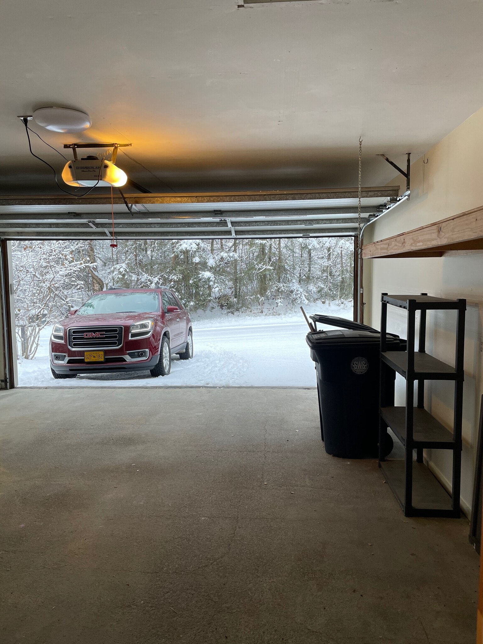 View of garage from kitchen - 2533 La Honda Dr