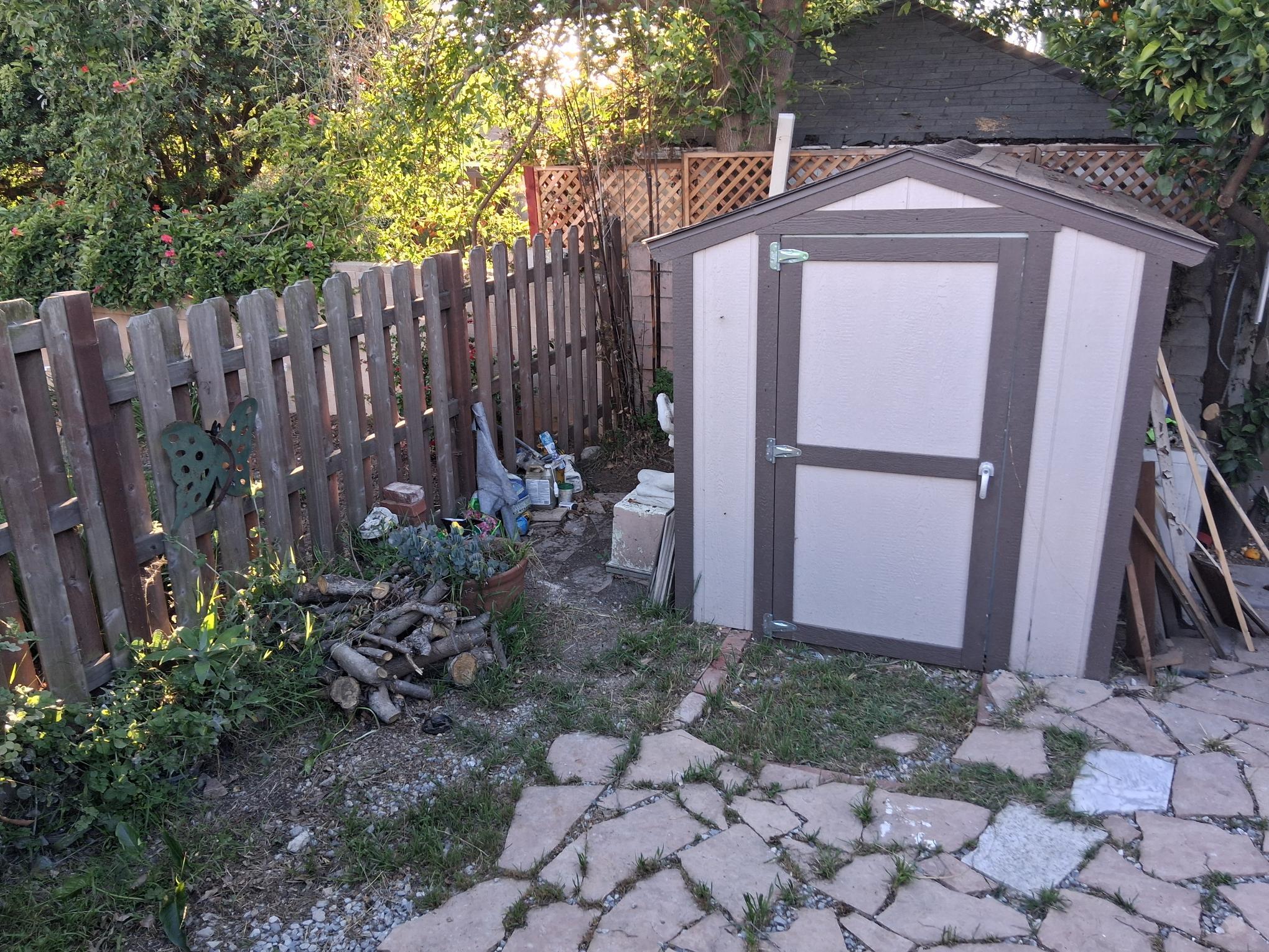 Private yard shed - 10525 Clarkson Rd