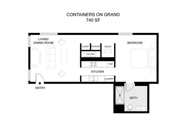 Floorplan - Containers on Grand