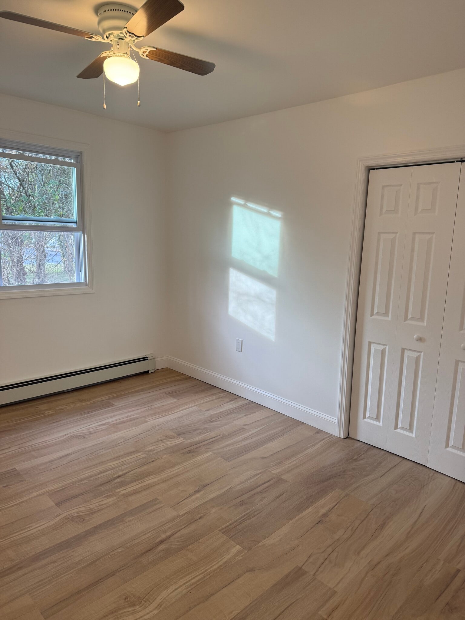 Bedroom. Large closet on right. - 410 E Point Pleasant Ave