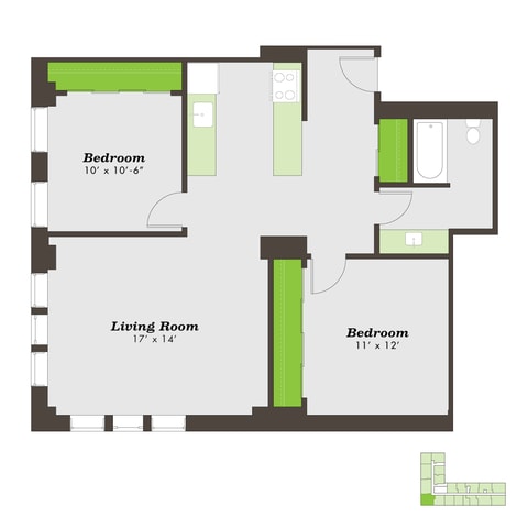 Floorplan - The Sutherland