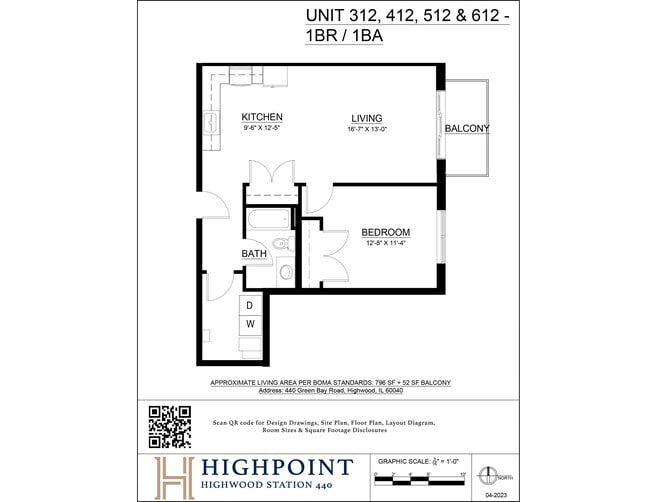 Floorplan - HIGHPOINT Highwood Station 440