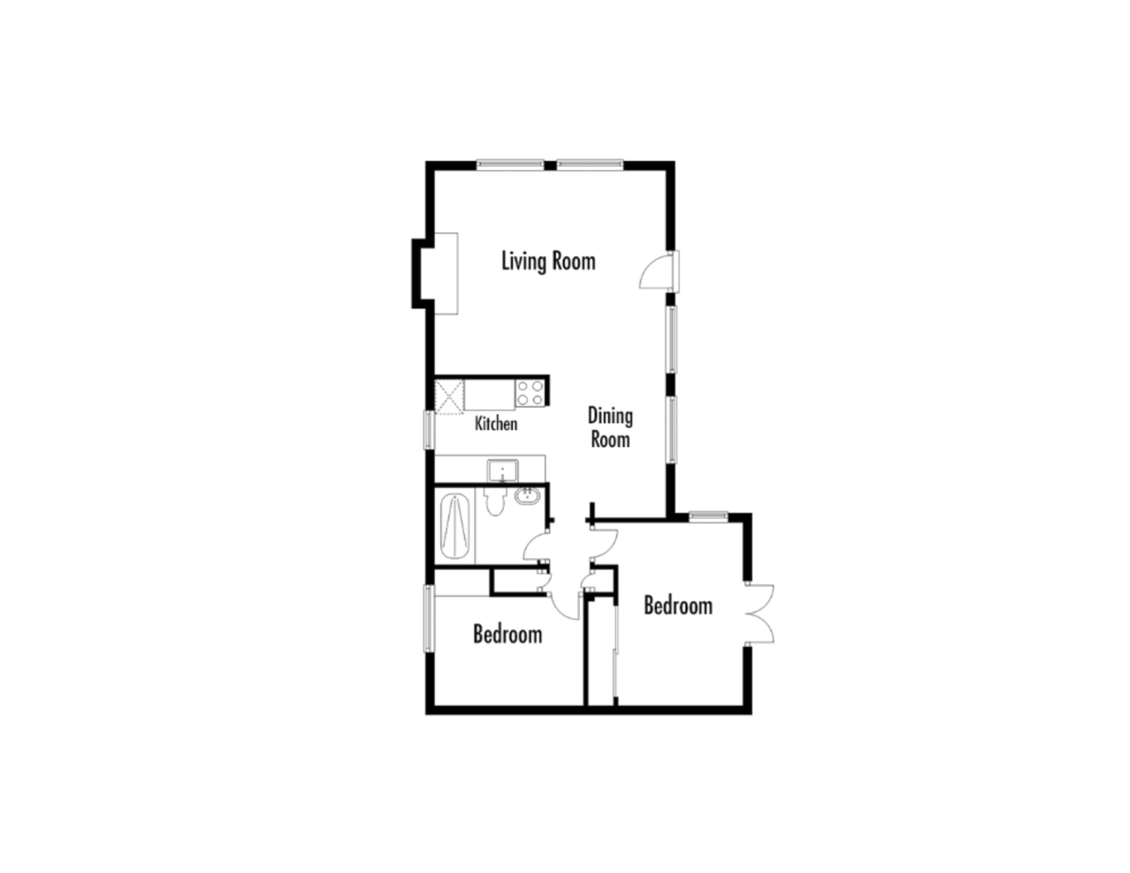 Floorplan - 3031 Fulton St