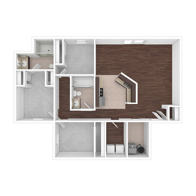 Floorplan - The Woods Apartments