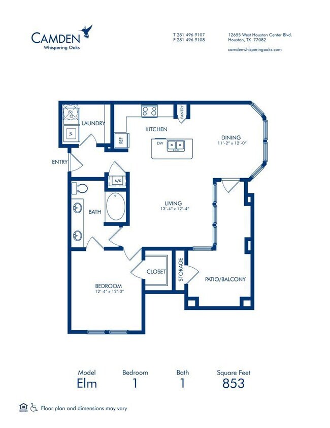 Floorplan - Camden Whispering Oaks