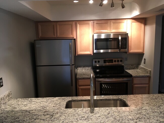 Kitchen with new appliances, cabinets and granite counters - 1450 Cliff Ct