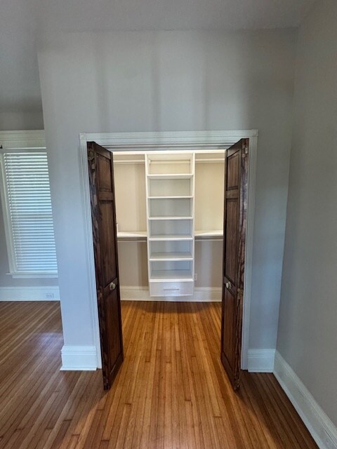 walk in closet with motion light - 45 Saint Johns Pl